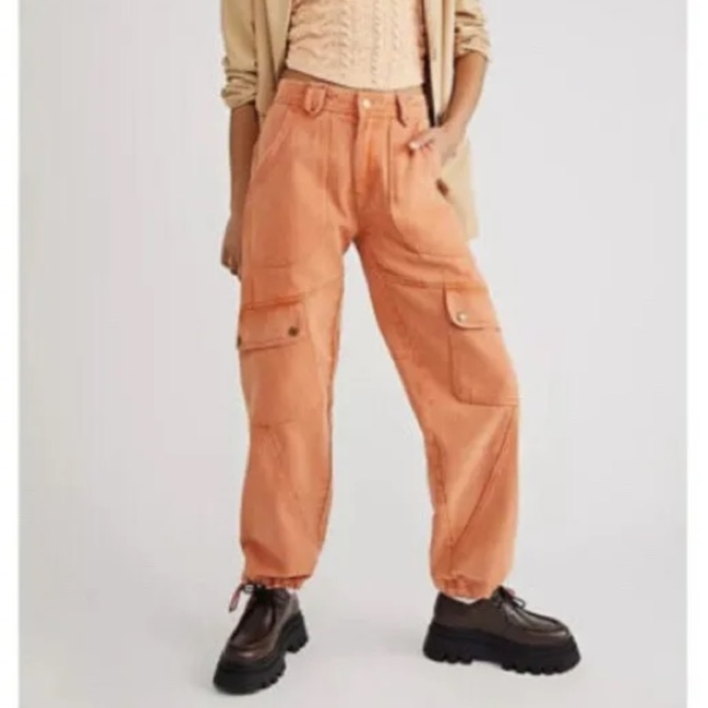 Free People Utility cargo pants size medium